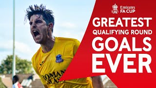 Goalkeeper's Last-Minute Goal or Long-Range Free Kick? Best Qualifying Round Goals EVER | FA Cup