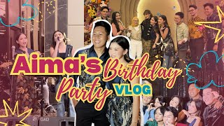 DATENG KE BIRTHDAY PARTY ARTIS ARTIS | BANYAK COUPLE YANG ROMANTIS #vlog #birthdayvlog