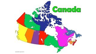 The Canada Song | Provinces and Territories of Canada | Canada Geography | Silly School Songs