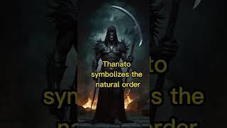 Thanatos, the Greek god of death #shortvideo #youtubeshorts#thanatos #greek #mythology