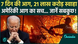 California Wildfire News: America के Los Angeles में 7 दिन की आग से 21 लाख करोड़ का नुकसान | Biden