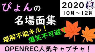 ぴょん　キャプチャまとめ2020 10月~12月