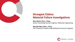 Strangest Claims Material Failures Investigation
