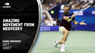 Incredible Anticipation from Medvedev | 2023 US Open