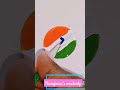 Indian flag painting on coin #viral#shorts#video#