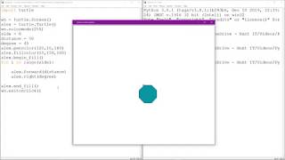 Python Turtles Part 3 - Using colours in Python