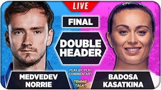MEDVEDEV vs NORRIE | BADOSA vs KASATKINA | Los Cabos & San Jose 2022 | Live Tennis Play-by-Play