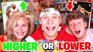 EXTREME HIGHER OR LOWER NBA 2K19 vs Mom + Big Brother