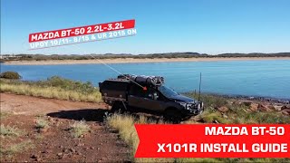 Mazda BT50 Ryco X101R installation guide