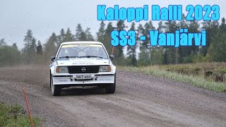 Kaloppi Ralli 2023 | SS3 - Vanjärvi