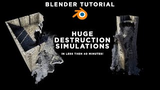 BLENDER TUTORIAL: EPIC TOWER COLLAPSE with rbdlab!