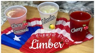 Limber de Limón ~ Limber de cherry 🍒 ~ Limber de cherry y limón ~ limber de Puerto Rico 🇵🇷