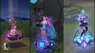 Seraphine & K/DA ALL OUT Skins | Seraphine First Look In Game | League of Legends