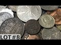 SUPER OLD & SILVER Coins Found In Half Pound World Coin Hunt - Lot #8