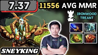 7.37 - Sneyking NATURE PROPHET Hard Support Gameplay - Dota 2 Full Match Gameplay