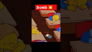 Bomb in the school The Simpsons #simpsons #viralvideo #thesimpsons #cartoon #shorts