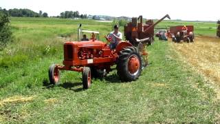 Orange Spectacular 2012 Allis Chalmers WD45 Diesel with roll-over plow