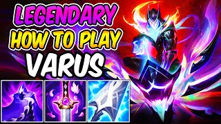 EMPYREAN VARUS - NEW LEGENDARY GAMEPLAY | ADC Build & Runes | How To Play Varus