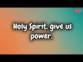 holy spirit give us power to share jesus every hour a pentecost song for kids