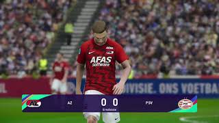 PES 2021 Gameplay | AZ Alkmaar - PSV Eindhoven | 2021-2022