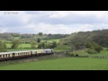 limpley stoke skips 67006 and 67029 head the british pullman to bath 26 04 17