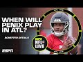 Adam Schefter: 'When will Michael Penix Jr. play?!' will be asked SOONER than later! | NFL Live