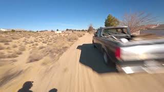 DESERT TRAIL RIDE TO ABANDONED MINE - Raw sights sounds of a dirt bike on a mission of rediscovery!