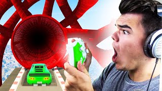 Finishing A Race WITHOUT Touching The Controller! (GTA 5 Funny Moments)