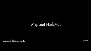 Map Interface and Hashmap in java sinhala