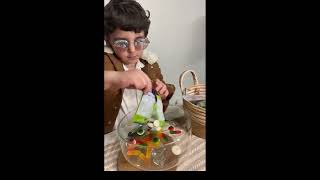 candy salad #kids #adventure تجربة ورد لعمل سلطة الكاندي