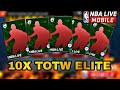 10X TOTW ELITE PACK OPENING IN NBA LIVE MOBILE 18!