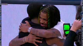 Ja and Kyrie Share a Moment after the Game ❤️