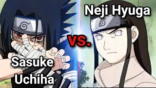 Sasuke vs. Neji at every point in the series