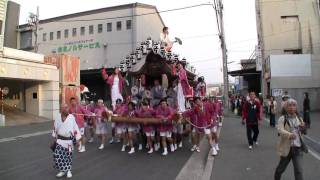 平成22年 神戸市東灘区御影だんじりパレード2地車曳行