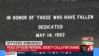 Local Peace Officers Memorial Society calls for change