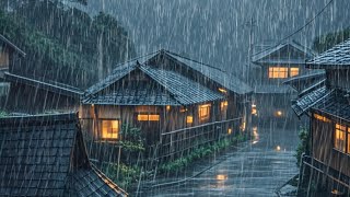 Fall Asleep Fast in MINUTES with Beautiful Heavy Rain on tent \u0026 Mighty Thunder in Forest | Rain 4K