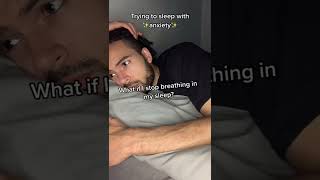 Trying to sleep with anxiety #anxiety #anxietydisorder #nightanxiety #anxietyrelief #sleep