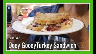 Ooey Gooey Thanksgiving Sandwich | Best Thanksgiving Leftovers Sandwich