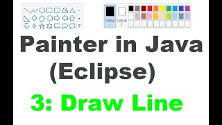 Painter in Java 3: Drawing Lines