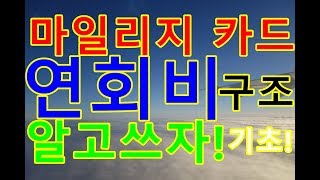 여행카드 연회비 구조 기초 영상/신용카드 알고 사용하자! (소소한 팁!)