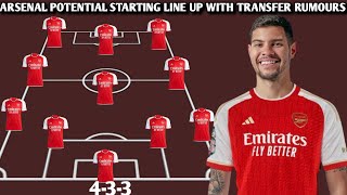 🚨 Arsenal Potential line up with transfer rumours ft Bruno GUIMARÃES| summer transfer window 2024🔥