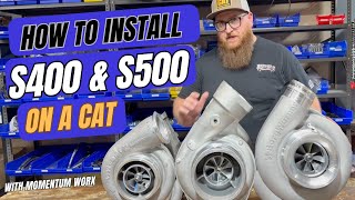 S400 Turbo or S500SX Turbo on to a CAT 3406E Engine (S588 S591 S475 S478)