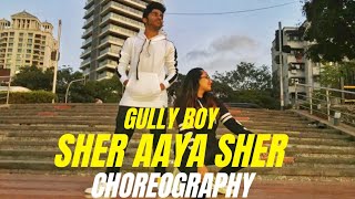 Sher Aaya Sher | Gully Boy | DIVINE | Dance Choreography | Franklin Thomas Ft. Liane Henry