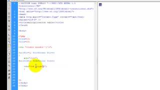 multiplication table in PHP by LYNDON DELFIN