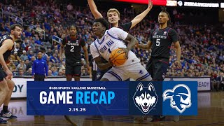 Seton Hall STUNS UCONN on last second steal and basket, snap 9-game losing streak