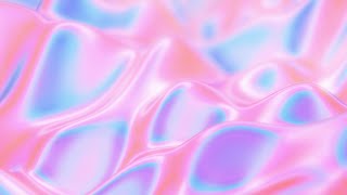 Psychedelic Holographic Shiny Iridescent Liquid Fluid Waves Flowing 4K Motion Background for Edits