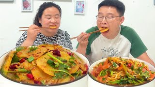 丹丹做麻辣土豆片，开胃好吃！这酱料也太香了，亮亮一口一片！【胖手手丹丹】