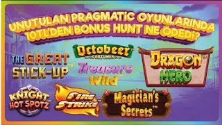 UNUTULAN PRAGMATIC SLOT OYUNLARINDA 10 TL DEN BONUS HUNT YAPTIK NE ÖDEDİ #casino #slotoyunlari 