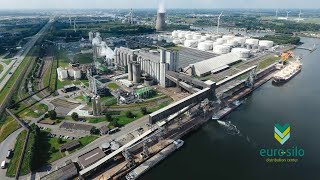 Euro-silo distributiecentrum in Gent, België