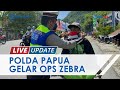 Perketat Protokol Kesehatan Covid-19, Polda Papua Gelar Operasi Zebra Cartenz & Bagikan Masker